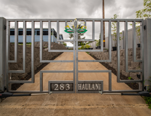 Pukalani Residential Dual Aluminum Gate